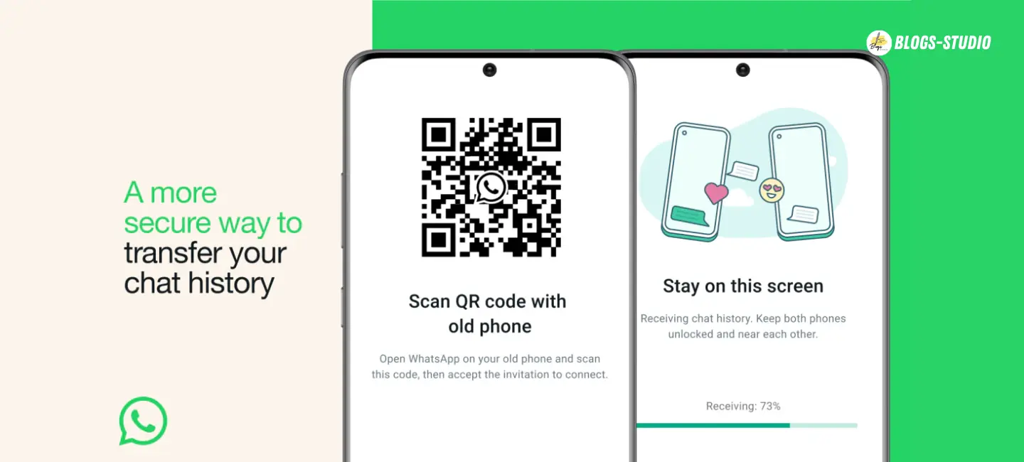 WhatsApp users can now transfer chats between phones by scanning a QR code.